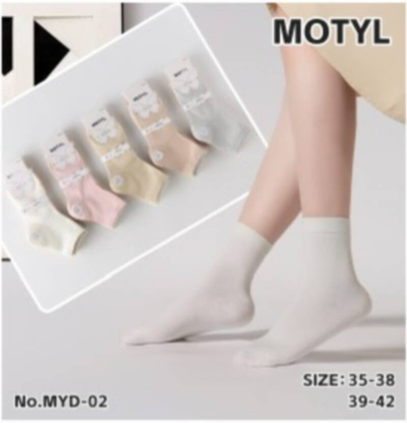 Skarpety damskie Roz 35-42, Mix kolor Paczka 40 szt